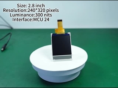 Industrial Custom TFT LCD Display Module 2.8 Inch Dengan Semua Sudut Tampilan